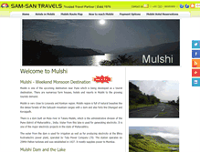 Tablet Screenshot of hotelsinmulshi.com